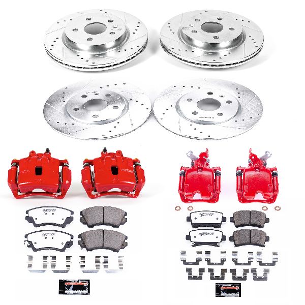 2010-2011 Saab 9-5 Disc Brake Kit - Front and Rear (Powerstop)