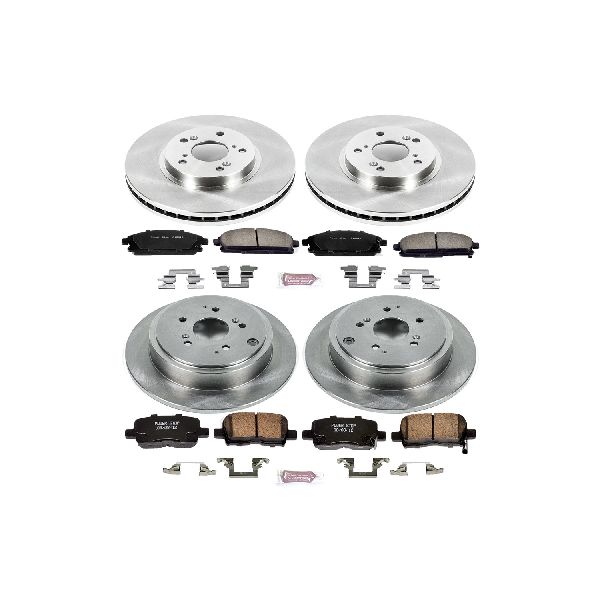2003-2006 Acura MDX Disc Brake Kit - Front and Rear (Powerstop)