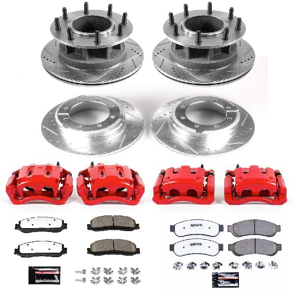 2012 Ford F-350 Super Duty Disc Brake Kit - Front and Rear (Powerstop)