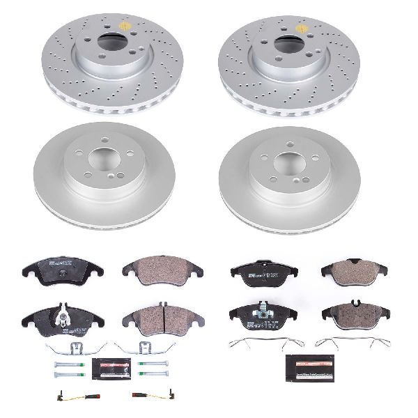 2014 Mercedes-Benz C300 Disc Brake Kit - Front and Rear (Powerstop)