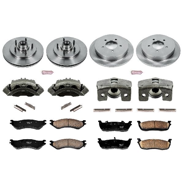 1998-2000 Lincoln Navigator Disc Brake Kit - Front and Rear (Powerstop)