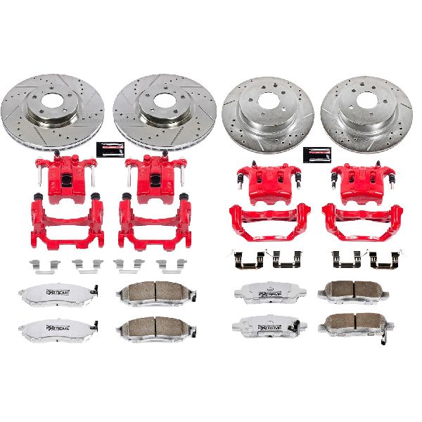 2009-2013 INFINITI G37 Disc Brake Kit - Front and Rear (Powerstop)