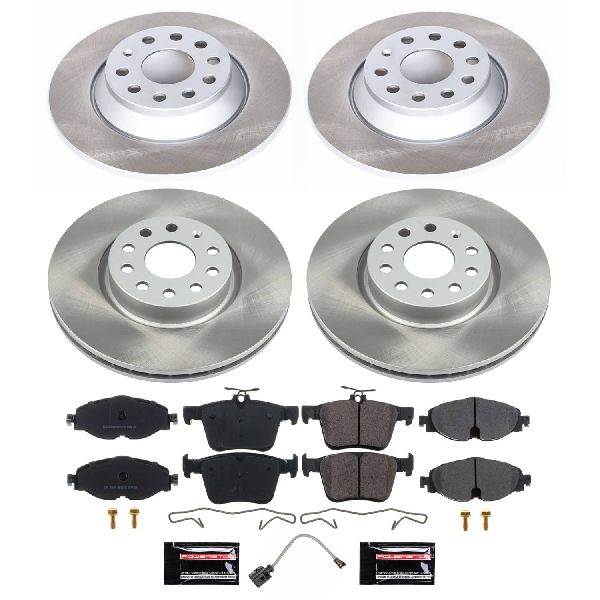 2016-2021 Audi TT Quattro Disc Brake Kit - Front and Rear (Powerstop)