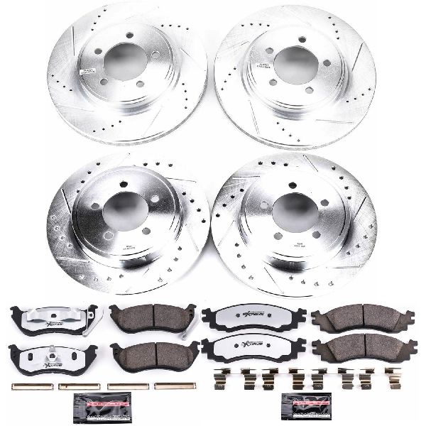 2007-2010 Mercury Mountaineer Disc Brake Kit - Front and Rear (Powerstop)