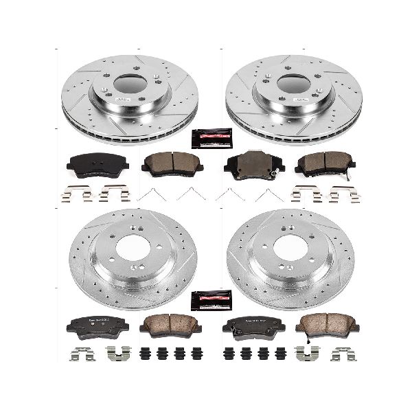 2018 Hyundai Elantra GT Disc Brake Kit - Front and Rear (Powerstop)