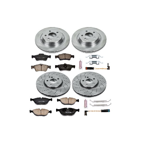 2003-2006 Mercedes-Benz S500 Disc Brake Kit - Front and Rear (Powerstop)