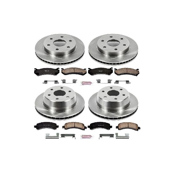 2003-2008 Chevrolet Express 1500 Disc Brake Kit - Front and Rear (Powerstop)