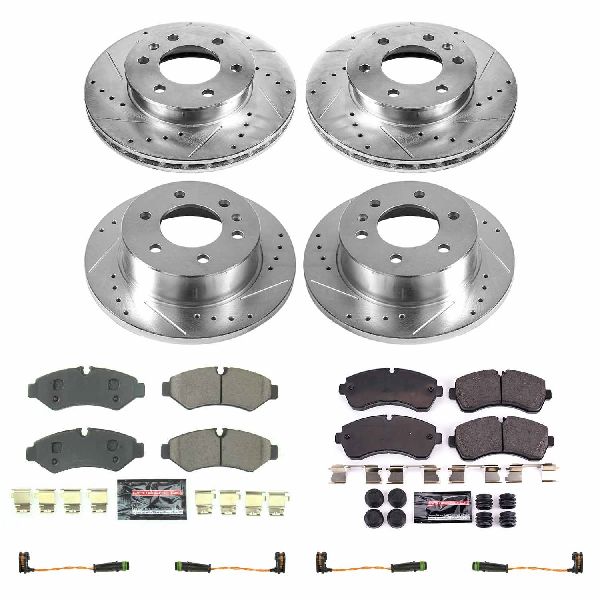 2019-2024 Mercedes-Benz Sprinter 3500 Disc Brake Kit - Front and Rear (Powerstop)