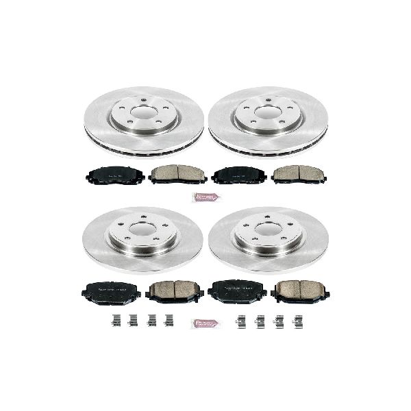2012-2020 Dodge Grand Caravan Disc Brake Kit - Front and Rear (Powerstop)