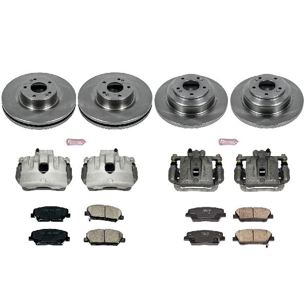 2010-2016 Hyundai Genesis Coupe Disc Brake Kit - Front and Rear (Powerstop)