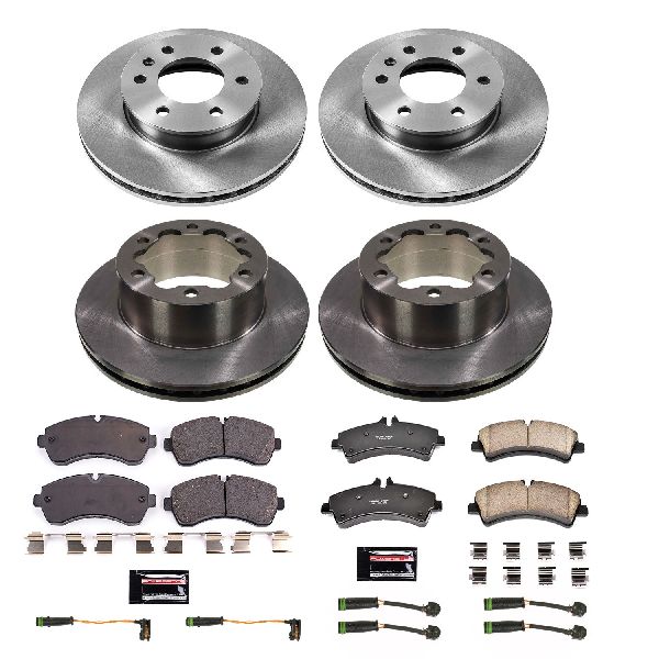 2007-2009 Freightliner Sprinter 3500 Disc Brake Kit - Front and Rear (Powerstop)