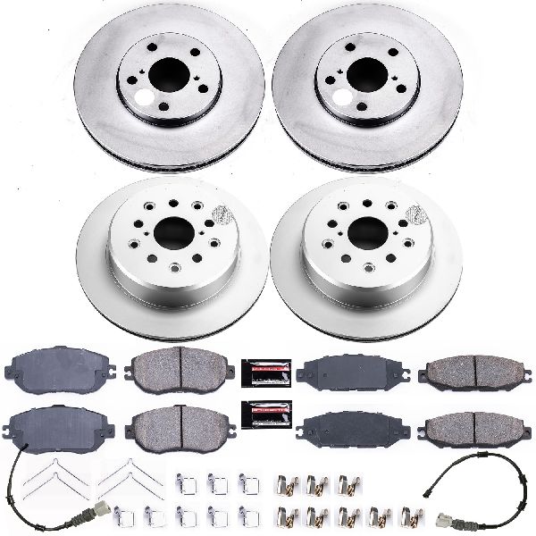 1993-1994 Lexus LS400 Disc Brake Kit - Front and Rear (Powerstop)