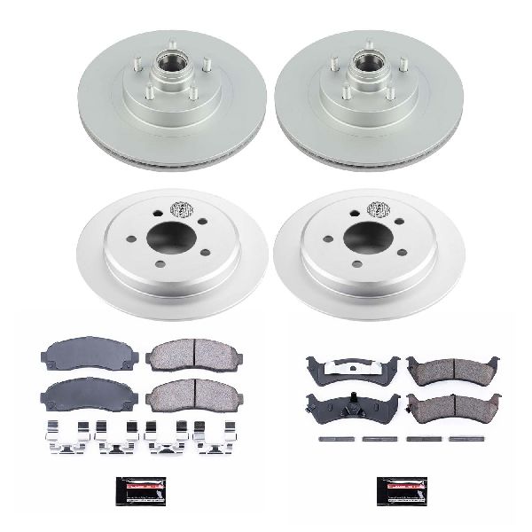 2001-2002 Ford Explorer Sport Disc Brake Kit - Front and Rear (Powerstop)