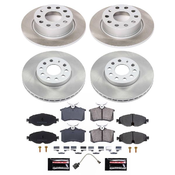 2015 Volkswagen Golf Disc Brake Kit - Front and Rear (Powerstop)