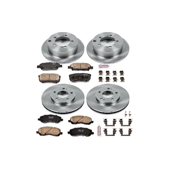 2004-2006 Mitsubishi Lancer Disc Brake Kit - Front and Rear (Powerstop)