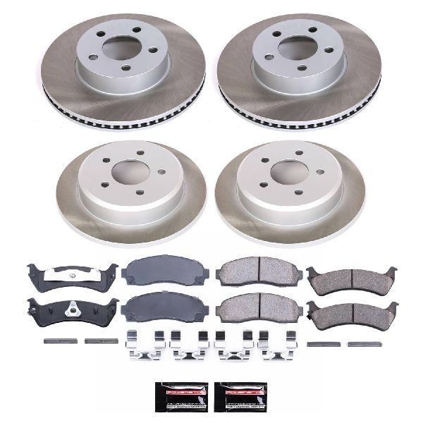 2001-2002 Ford Explorer Sport Disc Brake Kit - Front and Rear (Powerstop)