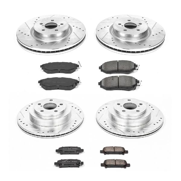 2005-2009 Subaru Legacy Disc Brake Kit - Front and Rear (Powerstop)