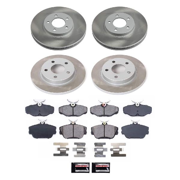 1995-2002 Lincoln Continental Disc Brake Kit - Front and Rear (Powerstop)