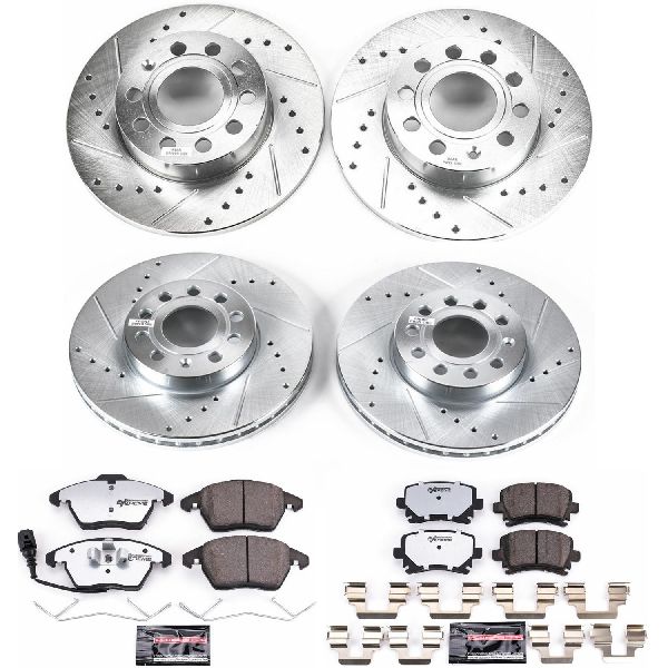 2005-2010 Volkswagen Jetta Disc Brake Kit - Front and Rear (Powerstop)