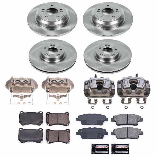 2010-2014 Hyundai Genesis Disc Brake Kit - Front and Rear (Powerstop)