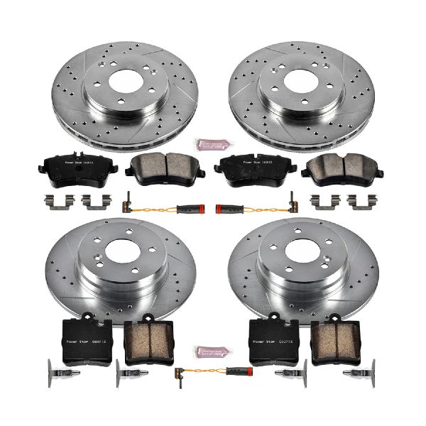 2003-2005 Mercedes-Benz C240 Disc Brake Kit - Front and Rear (Powerstop)