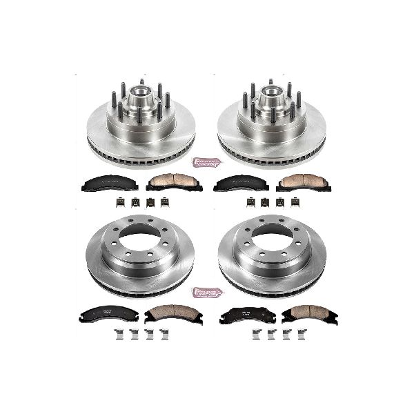2008-2014 Ford E-150 Disc Brake Kit - Front and Rear (Powerstop)