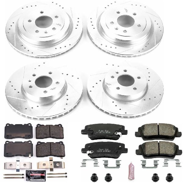 2013-2015 Cadillac ATS Disc Brake Kit - Front and Rear (Powerstop)