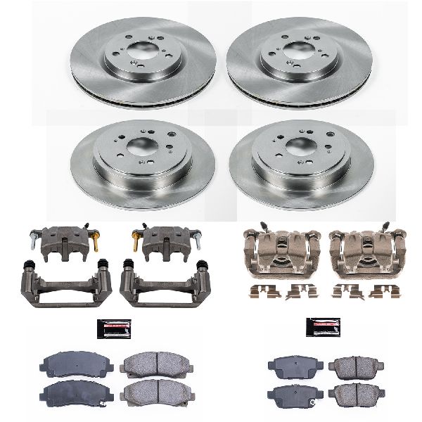 2012-2014 Honda Ridgeline Disc Brake Kit - Front and Rear (Powerstop)