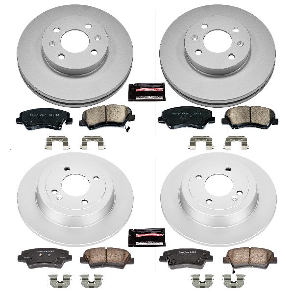 2012-2017 Hyundai Accent Disc Brake Kit - Front and Rear (Powerstop)
