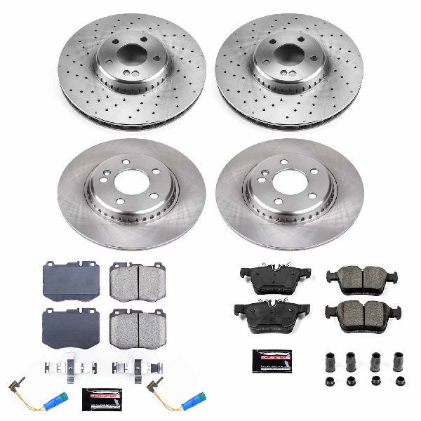 2015-2023 Mercedes-Benz C300 Disc Brake Kit - Front and Rear (Powerstop)