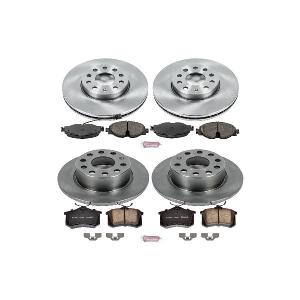 2015 Volkswagen Golf Disc Brake Kit - Front and Rear (Powerstop)