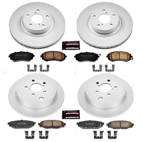 2008-2010 Subaru Impreza Disc Brake Kit - Front and Rear (Powerstop)