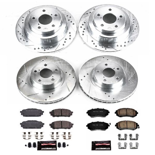 2005-2006 Saab 9-2X Disc Brake Kit - Front and Rear (Powerstop)
