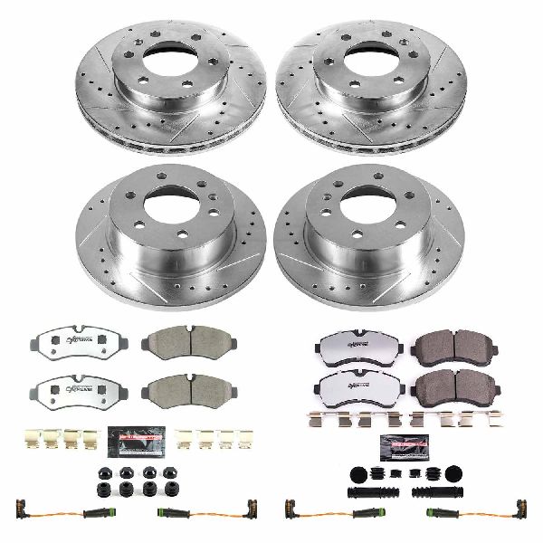 2019-2024 Mercedes-Benz Sprinter 3500 Disc Brake Kit - Front and Rear (Powerstop)
