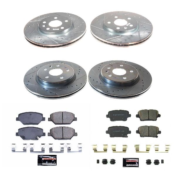 2019 Cadillac XT4 Disc Brake Kit - Front and Rear (Powerstop)