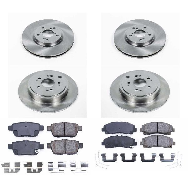 2012-2014 Honda Ridgeline Disc Brake Kit - Front and Rear (Powerstop)