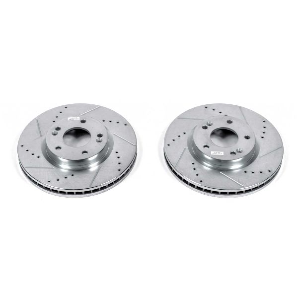 2007-2009 Hyundai Santa Fe Disc Brake Rotor Set - Front (Powerstop)