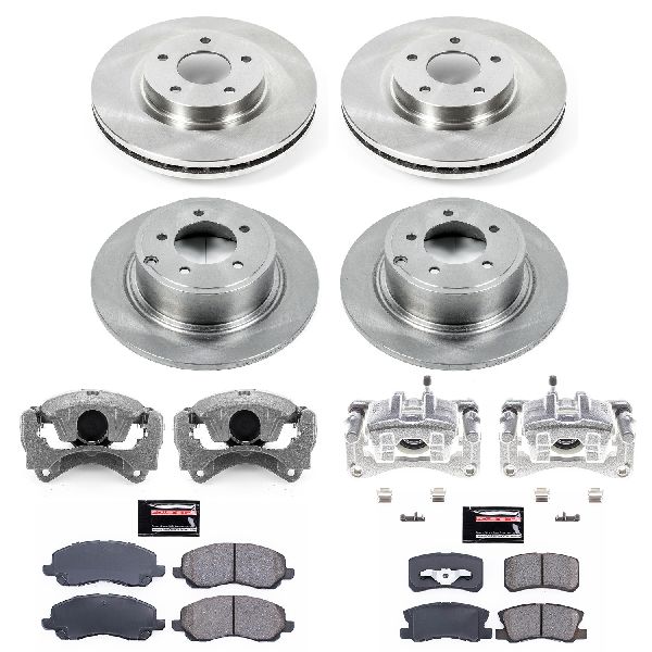 2008-2013 Mitsubishi Outlander Disc Brake Kit - Front and Rear (Powerstop)