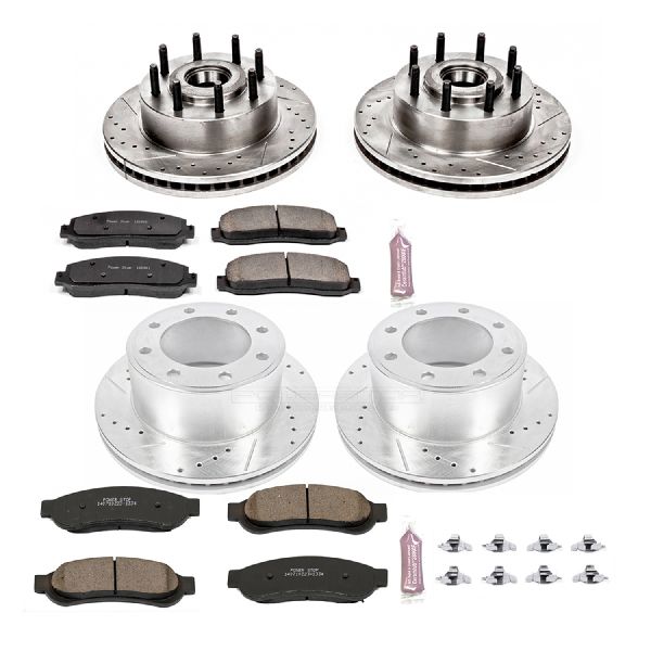2010 Ford F-350 Super Duty Disc Brake Kit - Front and Rear (Powerstop)