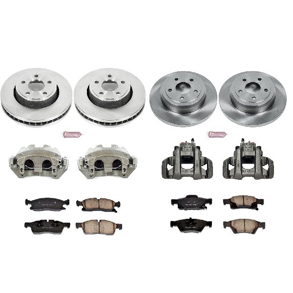 2011-2017 Dodge Durango Disc Brake Kit - Front and Rear (Powerstop)