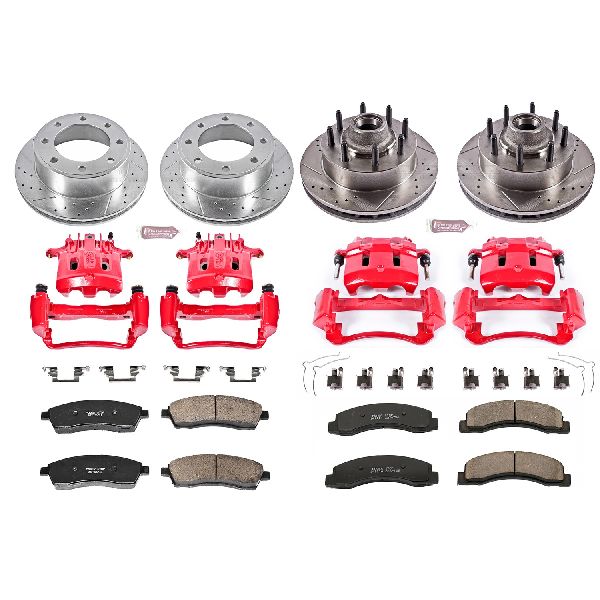 2000 Ford Excursion Disc Brake Kit - Front and Rear (Powerstop)