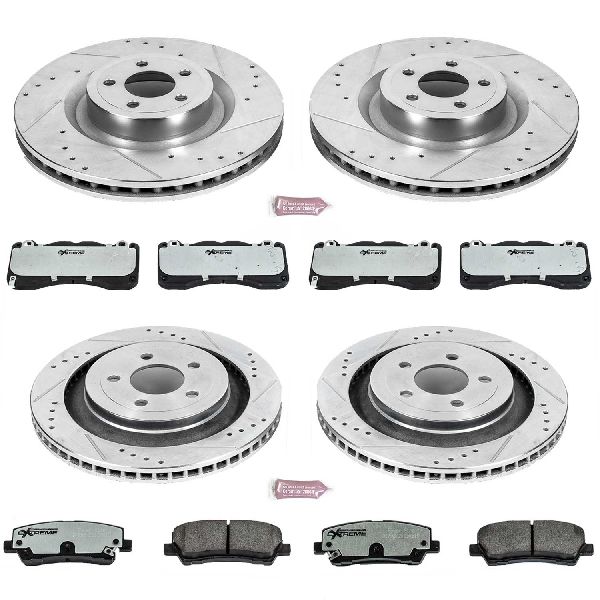 2015-2023 Ford Mustang Disc Brake Kit - Front and Rear (Powerstop)
