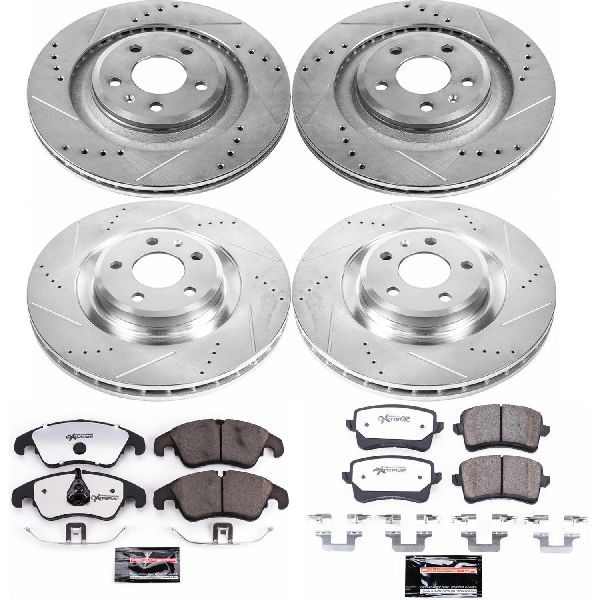 2008-2011 Audi S5 Disc Brake Kit - Front and Rear (Powerstop)