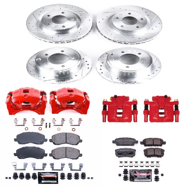 2012 Mitsubishi Lancer Disc Brake Kit - Front and Rear (Powerstop)