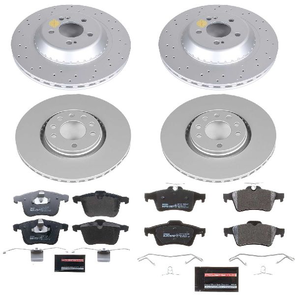 2008-2011 Saab 9-3 Disc Brake Kit - Front and Rear (Powerstop)