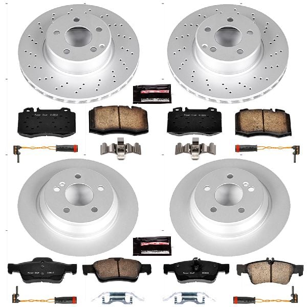 2006 Mercedes-Benz S350 Disc Brake Kit - Front and Rear (Powerstop)