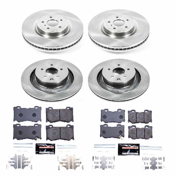2008-2013 INFINITI G37 Disc Brake Kit - Front and Rear (Powerstop)