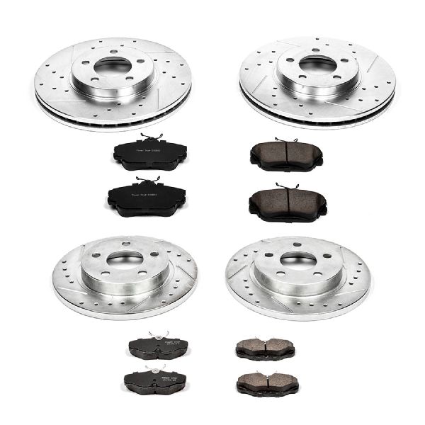 1995-2002 Lincoln Continental Disc Brake Kit - Front and Rear (Powerstop)