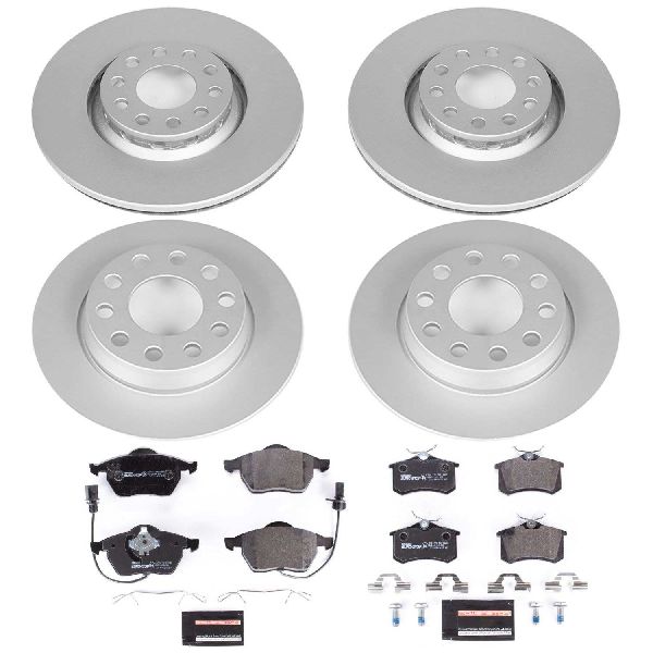 2002-2006 Audi A4 Disc Brake Kit - Front and Rear (Powerstop)