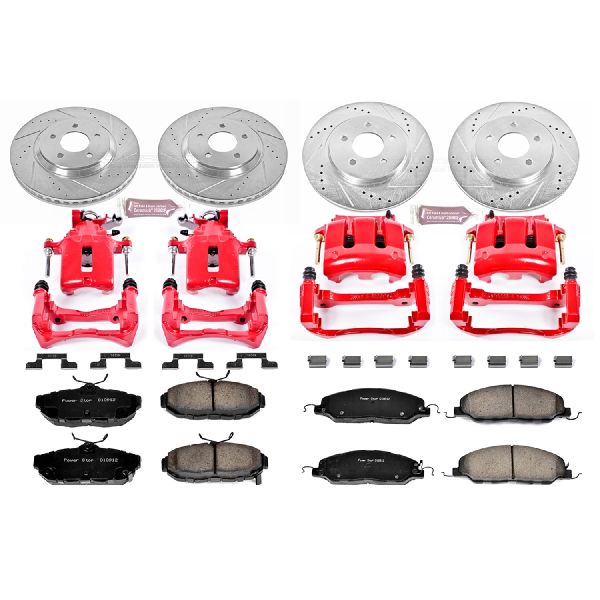 2011-2014 Ford Mustang Disc Brake Kit - Front and Rear (Powerstop)